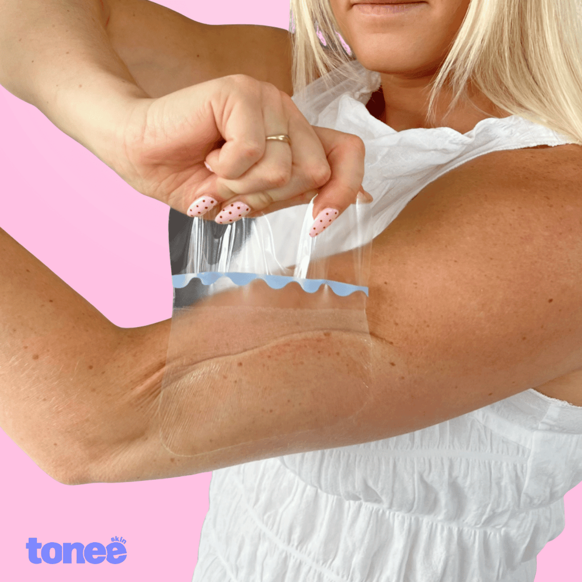 Tonee Arms by Tonee Skin - cellulite smoothing, lifting, and firming tape for