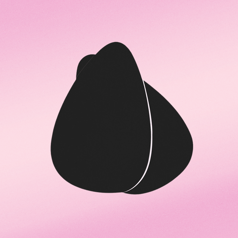 A Tonee Boob Tape strip in Black