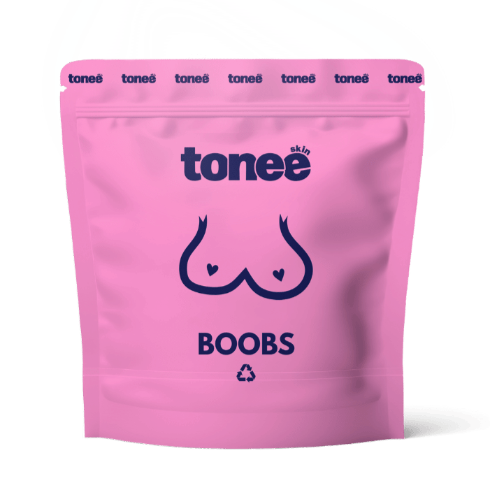Tonee Boobs by Tonee Skin - cellulite smoothing, lifting, and firming tape for