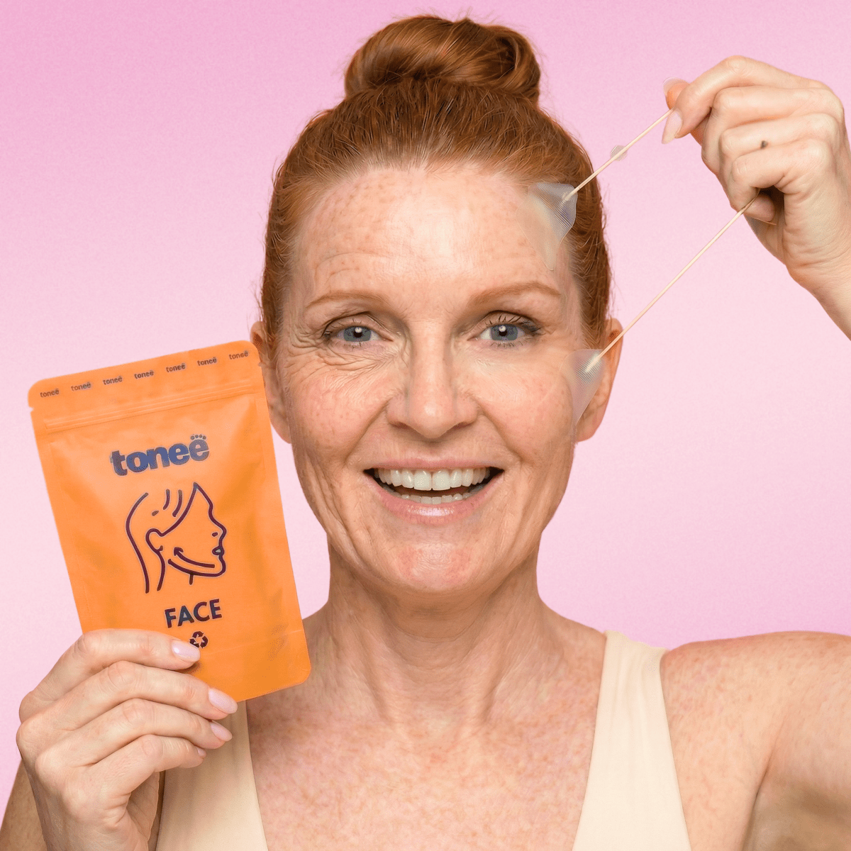 Tonee Face by Tonee Skin - cellulite smoothing, lifting, and firming tape for