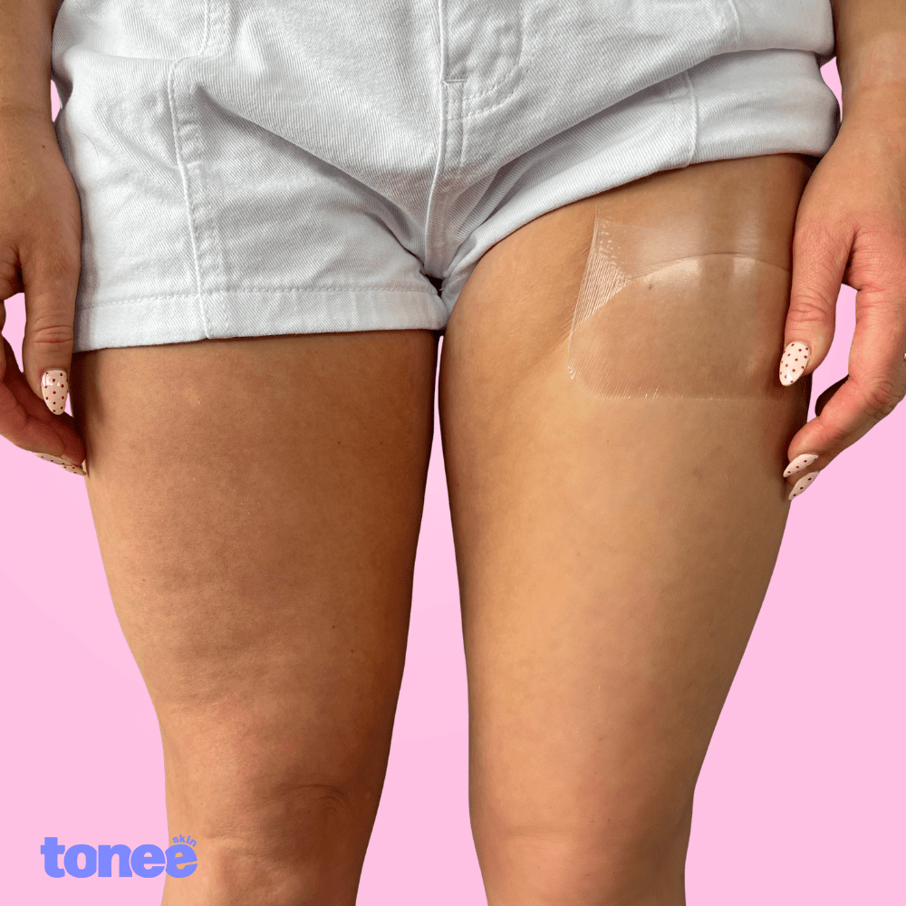 Tonee Legs & Booty by Tonee Skin - cellulite smoothing, lifting, and firming tape for