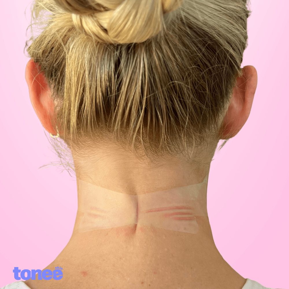 Tonee Neck by Tonee Skin - cellulite smoothing, lifting, and firming tape for