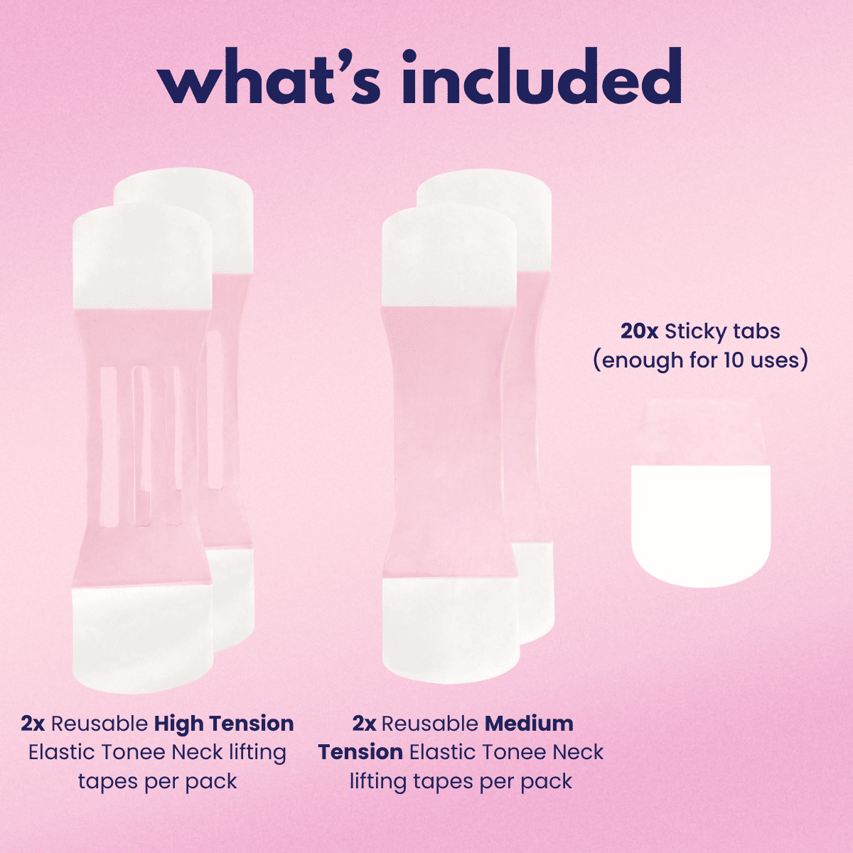 Tonee Neck by Tonee Skin - cellulite smoothing, lifting, and firming tape for