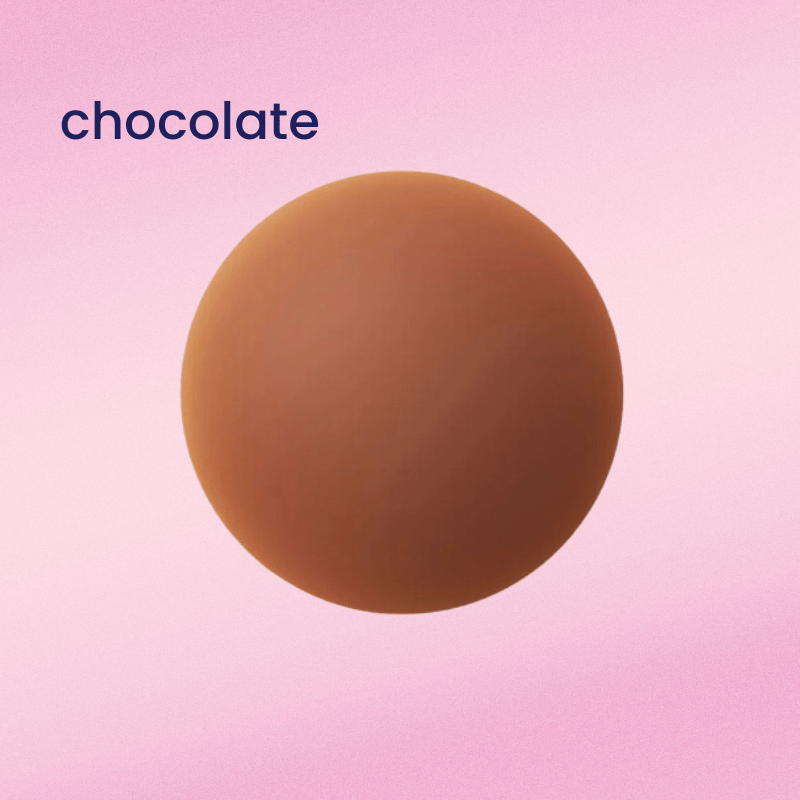 A Tonee Nipple Cover in Chocolate